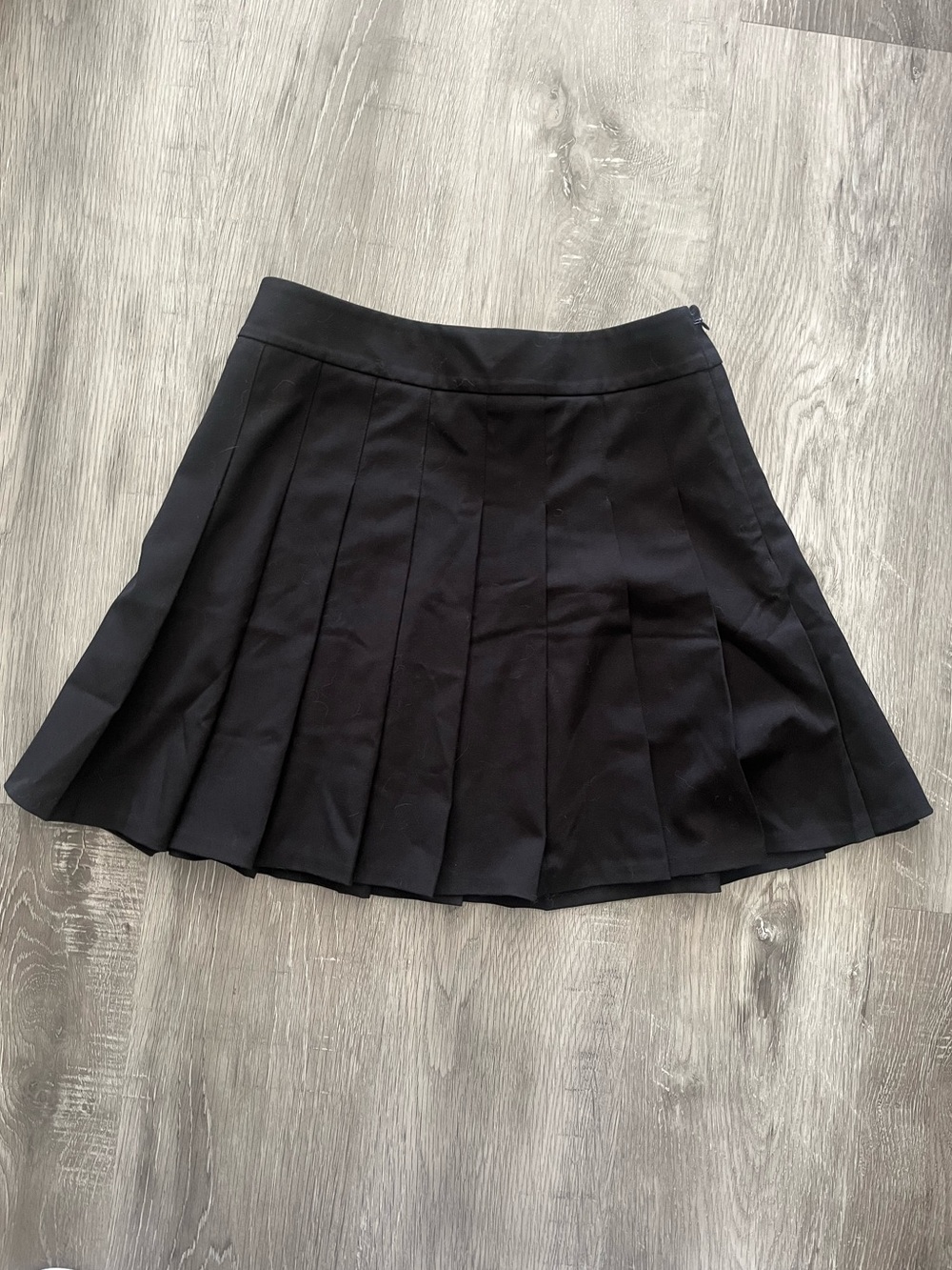 OAK + FORT Black Pleated Skater Skirt
